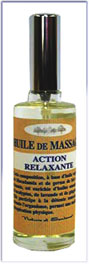 Huile de massage - Action relaxante