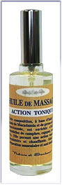 Huile de massage - Action tonique